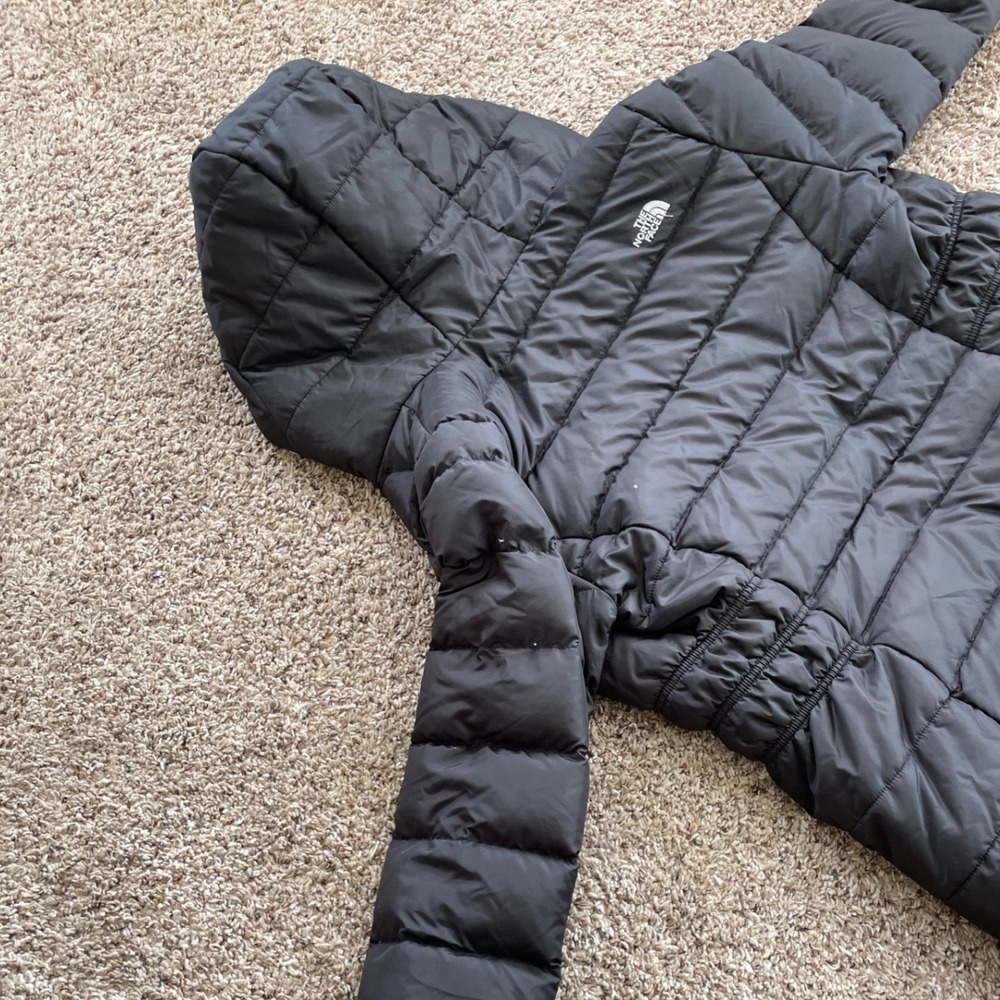 The North Face Womens Aconcagua II Down Parka Jacket Black Hooded Size Medium - Picture 14 of 15